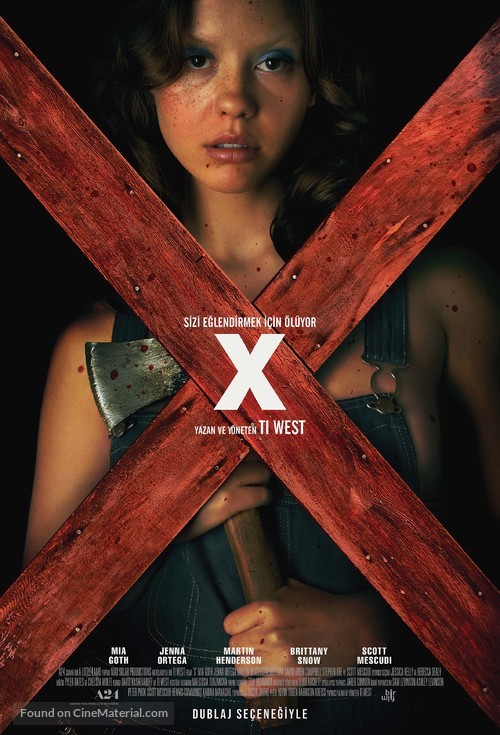 X - Turkish Movie Poster