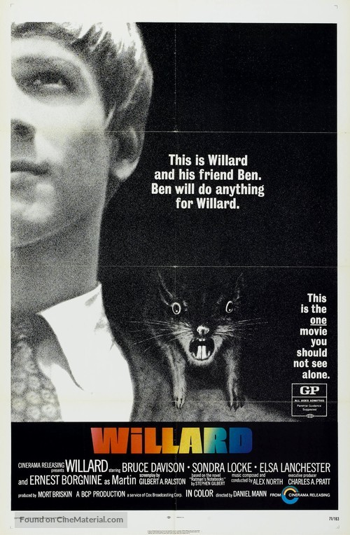 Willard - Movie Poster
