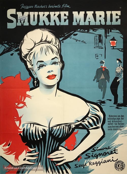 Casque d&#039;or - Danish Movie Poster