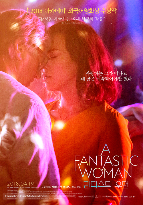 Una mujer fant&aacute;stica - South Korean Movie Poster