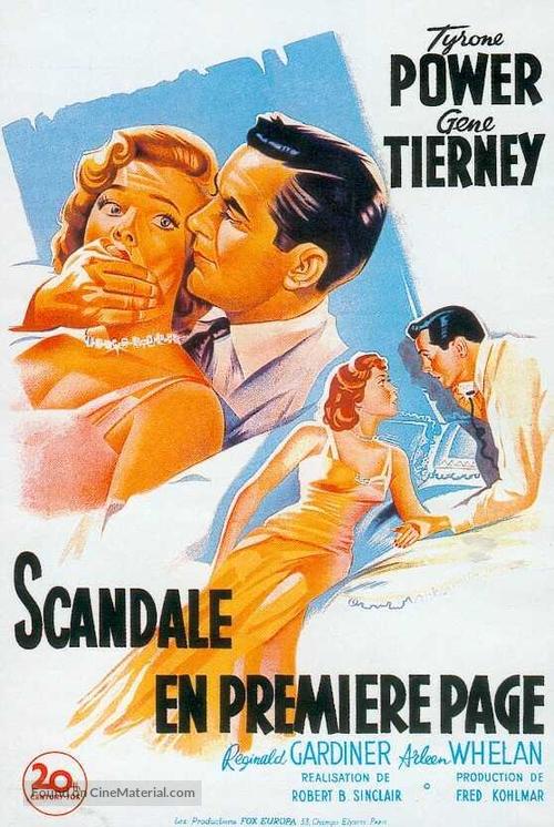 That Wonderful Urge - French Movie Poster