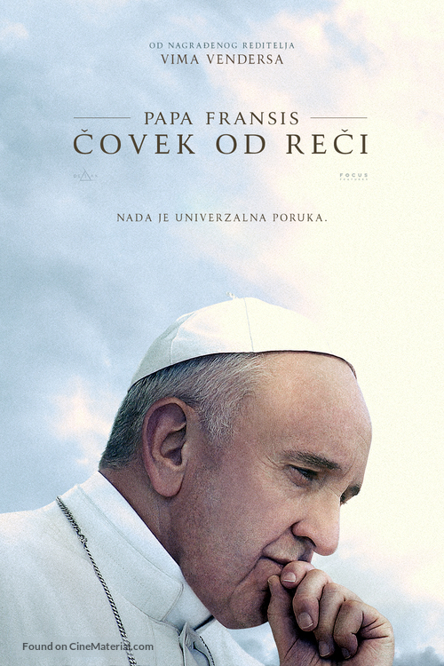 Pope Francis: A Man of His Word - Serbian Movie Cover