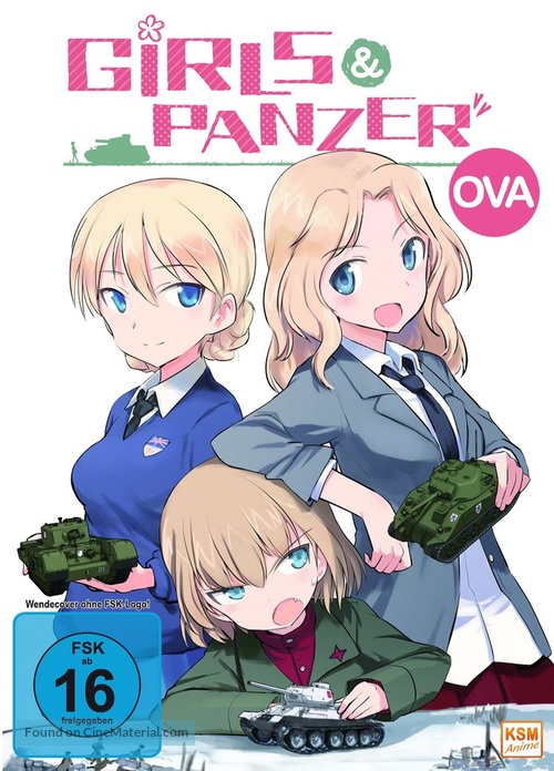 &quot;Girls und Panzer&quot; - German DVD movie cover