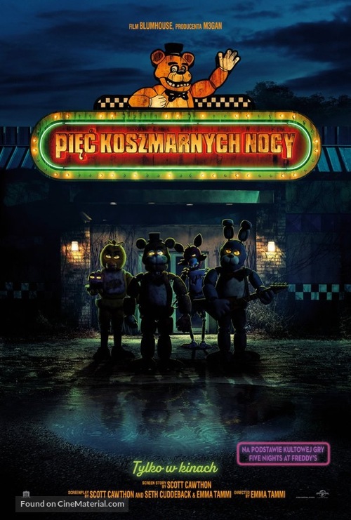 Five Nights at Freddy&#039;s - Polish Movie Poster