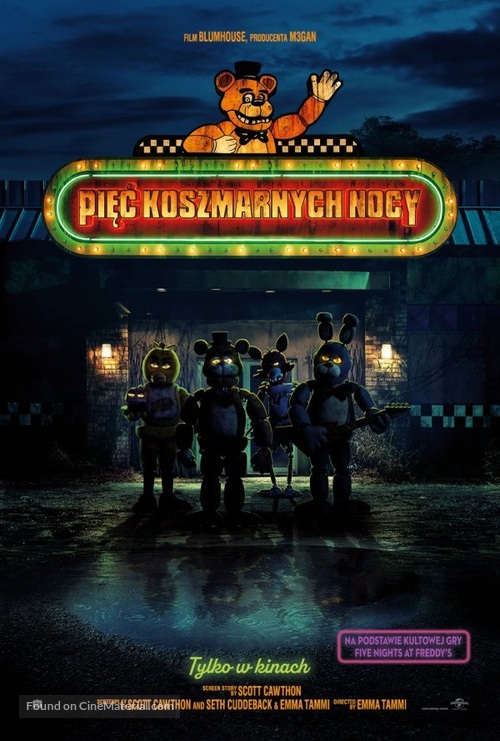 Five Nights at Freddy&#039;s - Polish Movie Poster