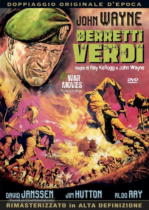 The Green Berets - Italian DVD movie cover