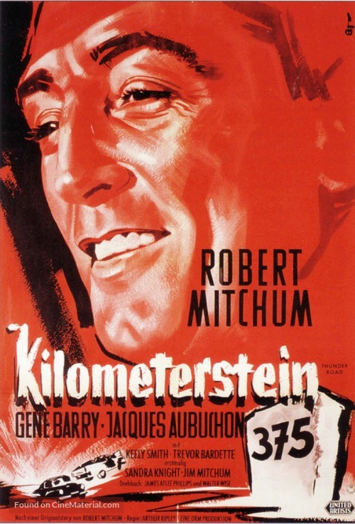 Thunder Road - German Movie Poster
