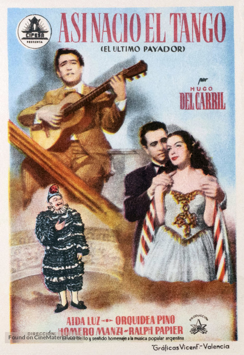 El &uacute;ltimo payador - Spanish Movie Poster