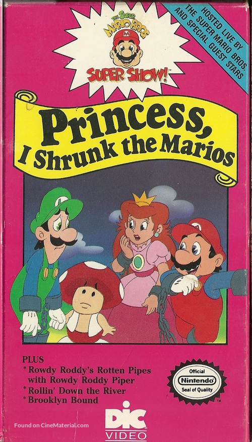 &quot;The Super Mario Bros. Super Show!&quot; - VHS movie cover