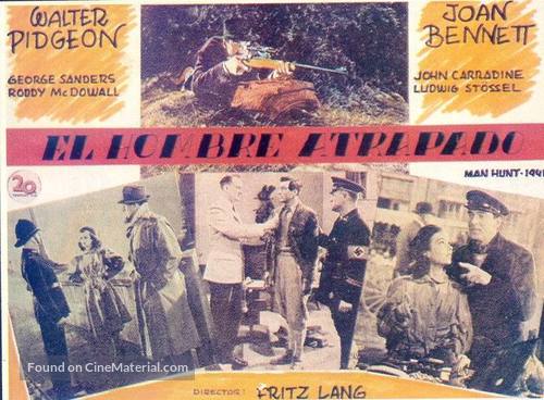 Man Hunt - Spanish Movie Poster
