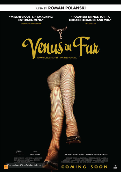 La V&eacute;nus &agrave; la fourrure - Australian Movie Poster