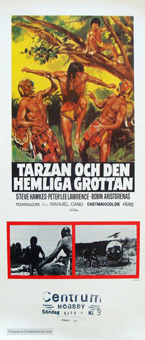 Tarz&aacute;n y el arco iris - Swedish Movie Poster