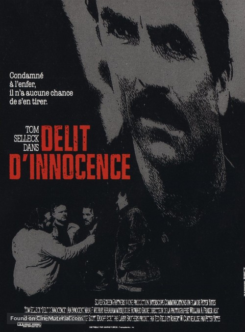 An Innocent Man - French Movie Poster