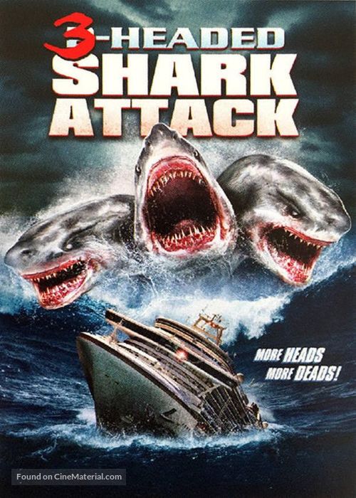 3 Headed Shark Attack - Movie Poster