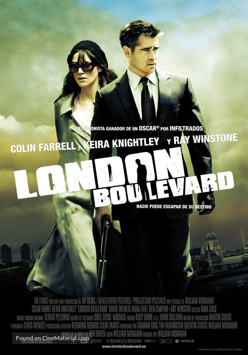 London Boulevard - Spanish Movie Poster