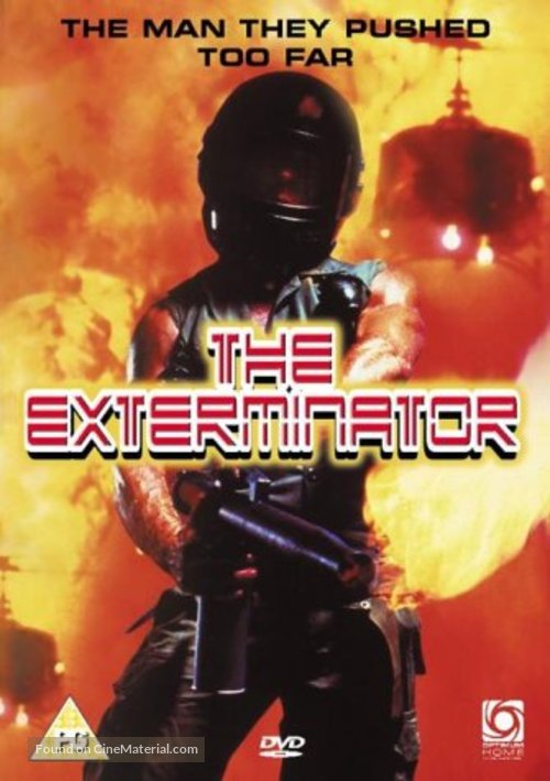 The Exterminator - British DVD movie cover