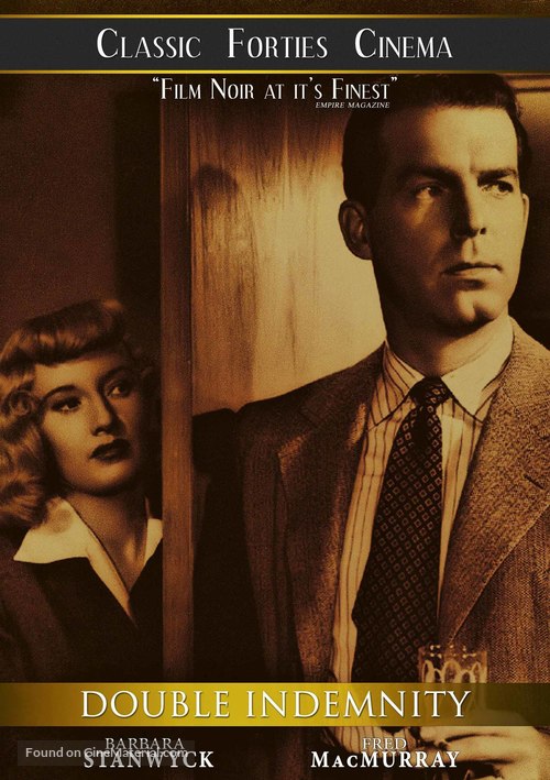 Double Indemnity - DVD movie cover