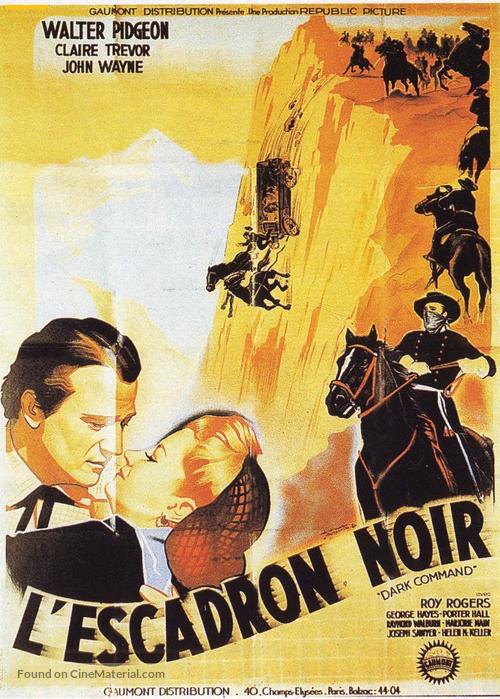 Dark Command - French Movie Poster