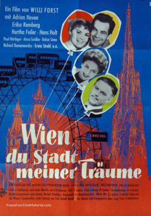 Wien, du Stadt meiner Tr&auml;ume - German Movie Poster