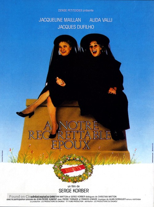 &Agrave; notre regrettable &eacute;poux - French Movie Poster