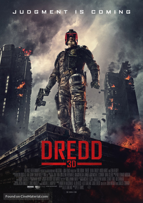 Dredd - Swedish Movie Poster