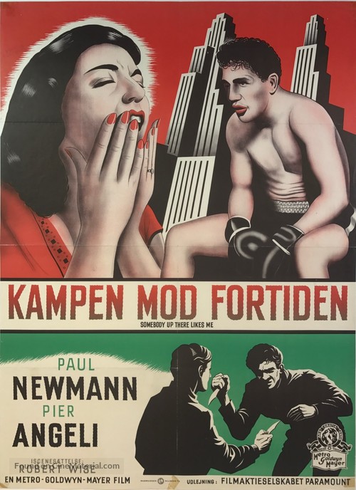 Somebody Up There Likes Me - Danish Movie Poster