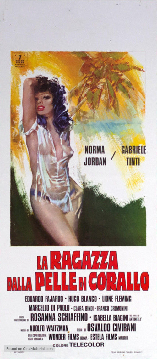 La ragazza dalla pelle di corallo - Italian Movie Poster