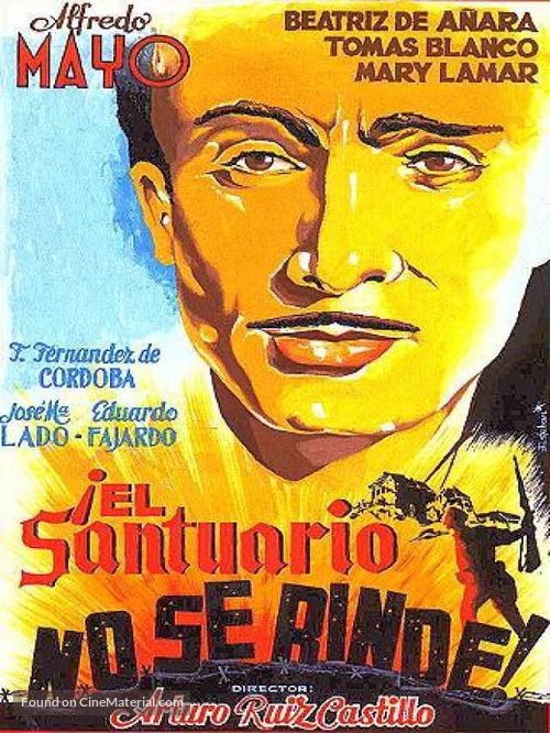 El santuario no se rinde - Spanish Movie Poster