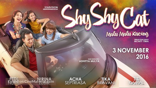 Shy Shy Cat - Indonesian Movie Poster