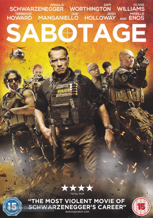 Sabotage - British DVD movie cover