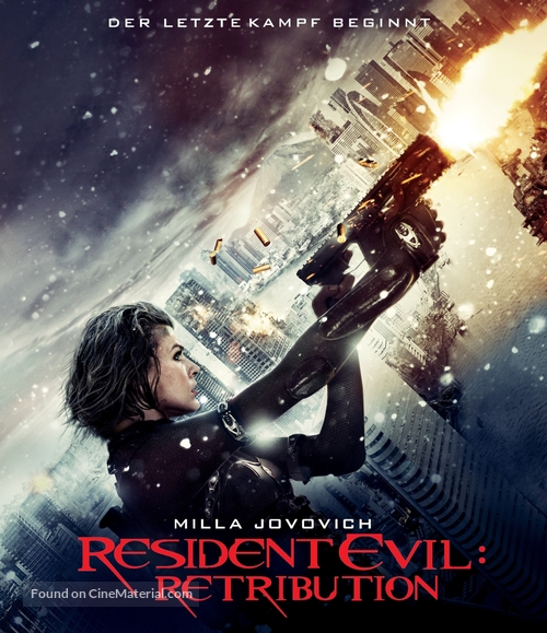 Resident Evil: Retribution - German Blu-Ray movie cover