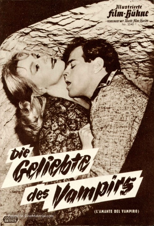 L&#039;amante del vampiro - German poster