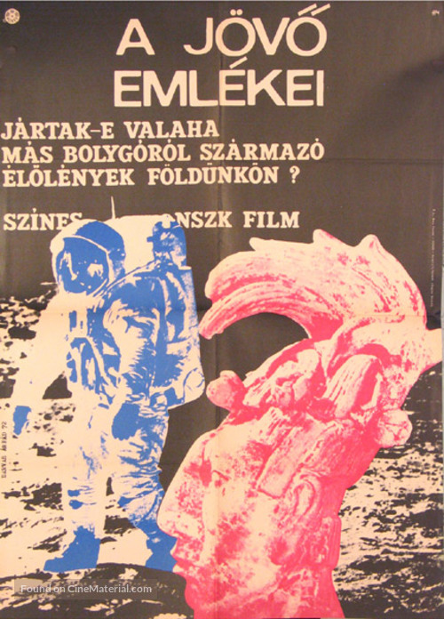 Erinnerungen an die Zukunft - Hungarian Movie Poster