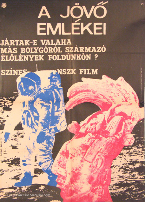 Erinnerungen an die Zukunft - Hungarian Movie Poster