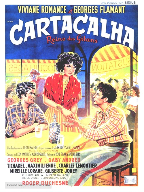 Cartacalha, reine des gitans - French Movie Poster