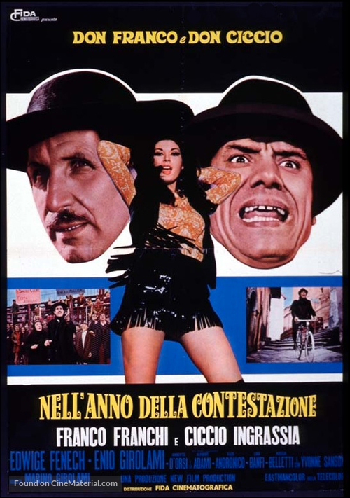 Don Franco e Don Ciccio nell&#039;anno della contestazione - Italian Movie Poster