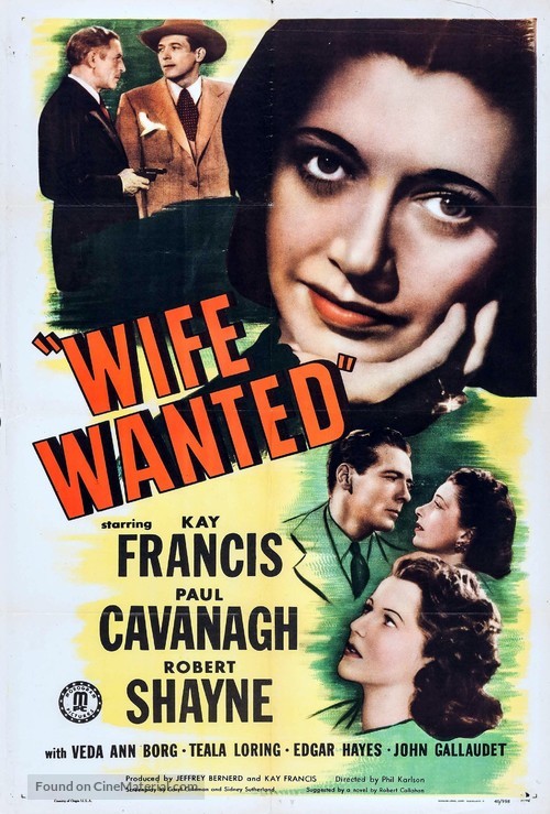 Wife Wanted - Movie Poster