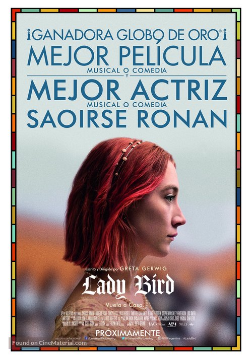 Lady Bird - Argentinian Movie Poster