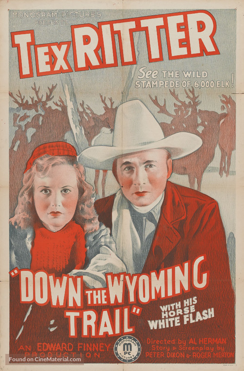 Down the Wyoming Trail - Movie Poster