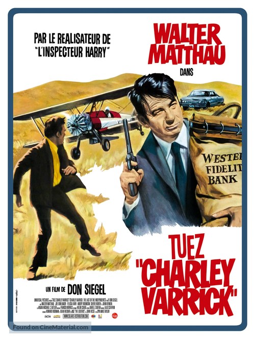 Charley Varrick - French Re-release movie poster