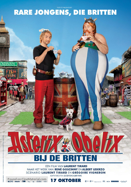 Ast&eacute;rix et Ob&eacute;lix: Au Service de Sa Majest&eacute; - Dutch Movie Poster