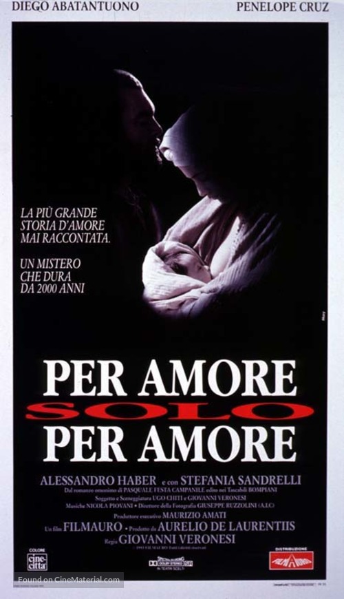 Per amore, solo per amore - Italian Movie Poster