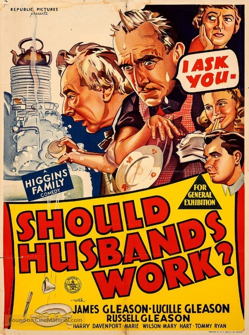 Should Husbands Work? - Australian Movie Poster