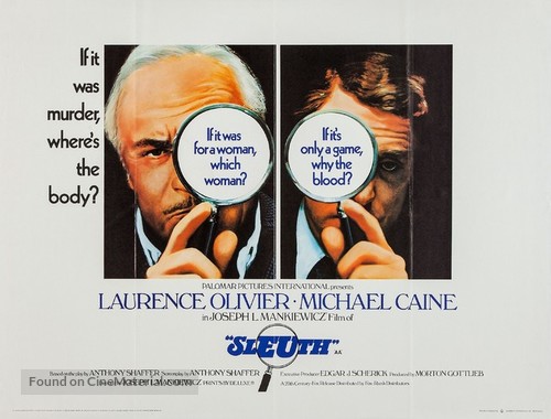 Sleuth - British Movie Poster