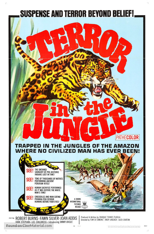 Terror in the Jungle - Movie Poster