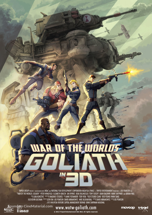 War of the Worlds: Goliath - Malaysian Movie Poster