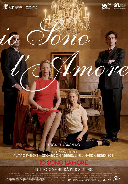 Io sono l&#039;amore - Swiss Movie Poster