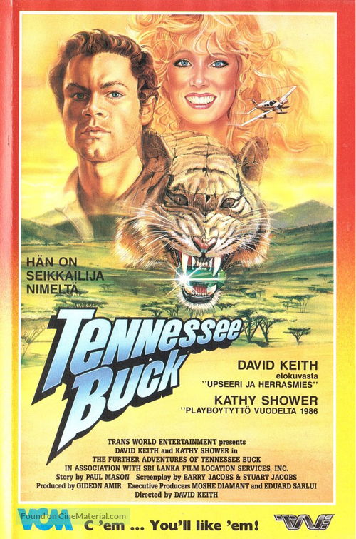 The Further Adventures of Tennessee Buck - Finnish VHS movie cover