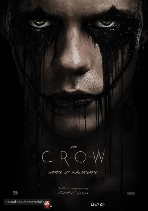 The Crow - Romanian Movie Poster