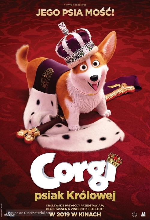 The Queen&#039;s Corgi - Polish Movie Poster